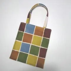 No.076 ハンドメイド トートバッグミニ