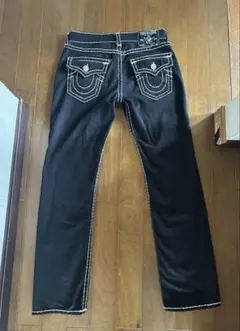 正規品 TRUE RELIGION RICKY SUPER Tストレート　黒のサムネイル