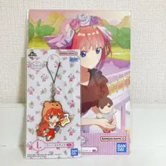 五等分の花嫁 一番くじ 夢のひととき イラストボード ラバーストラップ 二乃五月