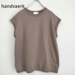 handvaerk　スリーブレスTシャツ　綿100%　ハンドバークのサムネイル