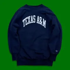 90s Championチャンピオンリバースウィーブカレッジスウェット ネイビー