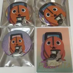 チェンソーマン プラザ ロフト GEAR UP クリアカード 缶バッジ ポチタ