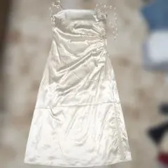 サテン キャミロングワンピース　 Sサイズ