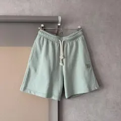 Acne Studios FACE スウェットショートパンツ ブルー グリーンのサムネイル