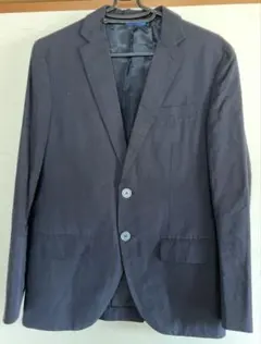 LANVIN enBleu テーラードジャケット　ネイビー　サイズ46のサムネイル