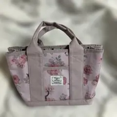 KUSUGURU クスグル 花柄 ミニトートバッグ 仕切り付き ランチバッグ