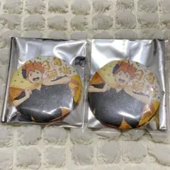 ハイキュー 日向翔陽 和紙風缶バッジコレクション 2個セット