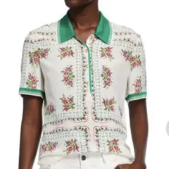 Floral Printed Short-Sleeve PoloShirtのサムネイル