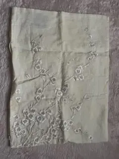 Ralph Lauren 花柄刺繍 リネン枕カバー 約40cm x 60cm