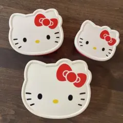 ハローキティー　顔型　お弁当箱　３個セット