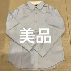 COMME CA ISM シャツ130㎝　ブルー