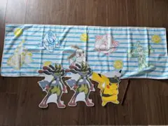 ポケモン　フェイスタオルとダイカットカード3枚セット