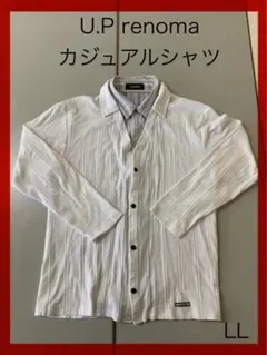 U.Prenoma U.Pレノマ メンズカジュアルシャツ LL