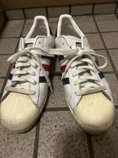 adidas スーパースター 白 トリコロール 27.5cm