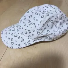 SPRINTS ランニングキャップ ホワイト レオパード柄　男女兼用