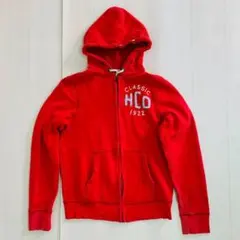 00s HOLLISTER ジップパーカー ダメージ加工 グランジ 裏起毛