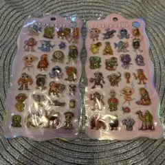 イタリアンブレインロッド ぷくぷく立体シール　2枚セット シール帳