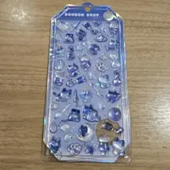 ボンボンドロップシール シャーベット ブルー よるねこ