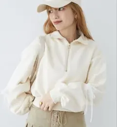 MAJESTIC LEGON レースリボンショート裏起毛スウェット