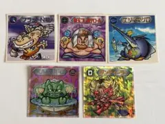 ビックリマンシール バグ悪魔VSギガ天使 5種セット