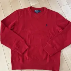 新品未使用★Ralph Lauren 赤スウェット M トレーナー★