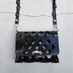 レザー　バッグ　フラワー　ハンドメイド　nba-kf79