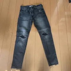 AZUL BY MOUSSY ダメージスキニーデニム