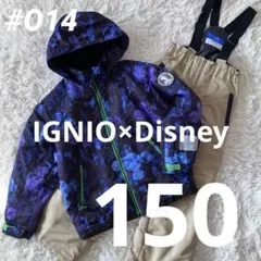 #O14✨IGNIO×Disney✨スキー スノボ ウェア 上下 150 キッズ