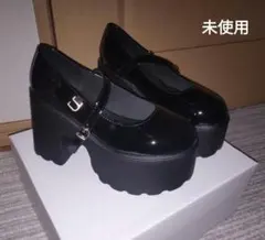 厚底　靴　ローファー　ヒール10cm　レディースのサムネイル