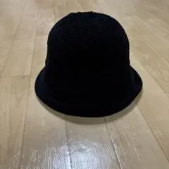 美品！モールバケットハット　ブラック　古着好き
