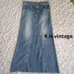 R.H.vintage ロンハーマン■ロングデニムスカート 古着風 ヴィンテージ