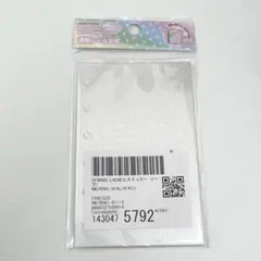 新品　透明シール台紙　キラキラ　星柄　ホログラム　穴あき　メリング　ハード