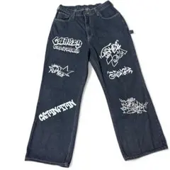 グラフィティデザイン デニムパンツ