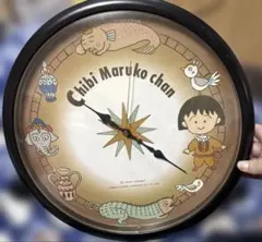 ちびまる子ちゃん　掛時計　掛け時計　レトロ　アンティーク　当時物 ちびまる子ちゃん 壁掛け時計 - メルカリ