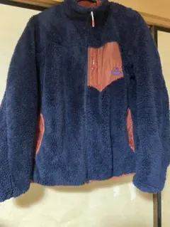 CHUMS フリースジャケット M ネイビー/オレンジ