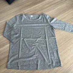 AGIRLS グレー 七分袖 Tシャツ Lサイズ