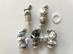 スヌーピー ピーナッツ つながるチャーム 5個セット
