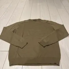 D&G オリーブグリーン クルーネックニット