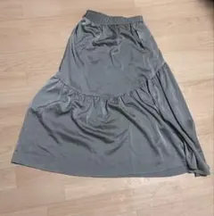 しまむらSEASON REASON グリーンフレアスカート M