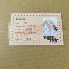 Stray Kids THIS & THAT ID トレカ フィリックス