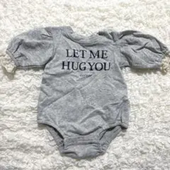 [ 最終値下げ ]バースデイ コトリcottoli 袖フリル長袖ロンパース 80