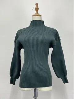 ISSEY MIYAKE プリーツプリーズ オリーブグリーンカラー ハイネック