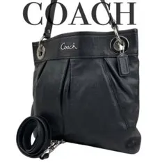 ✨極美品 COACH コーチ ショルダーバッグ 2way ブラック 17605
