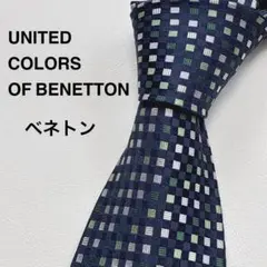 ベネトン UNITED COLORS OF BENETTON ネクタイ 小紋柄のサムネイル