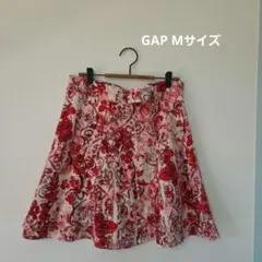 GAP Mサイズ 赤 スカート カラフル 花柄のサムネイル