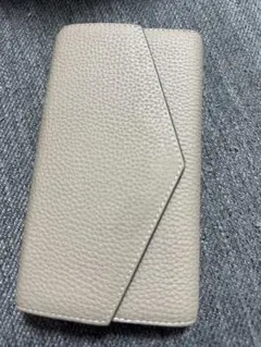 BONAVENTURA  ミラーケース 肩掛け ストラップ付き シュリンクレザー