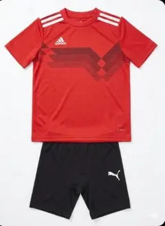 【120cm】adidas × PUMA サッカーウェア上下セット キッズ