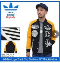 adidas アディダス スタジャン ロゴブルゾン ワッペン XS メンズ