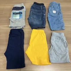 90 男の子　子供服　保育園着　パンツ　ハーフパンツ　夏服　まとめ売り