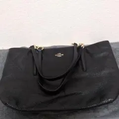 y2k COACH レザー ショルダーバッグ シボ革 ネイビー チャコールグレー y2k COACH レザー ショルダーバッグ シボ革 ネイビー チャコールグレー